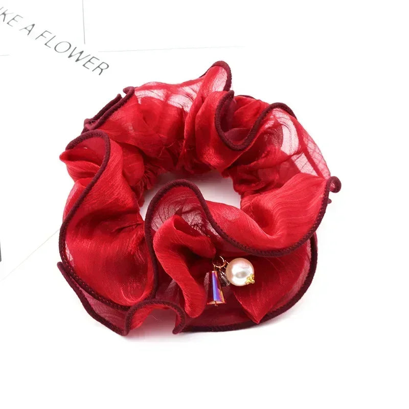 Élastique pour cheveux Fleur