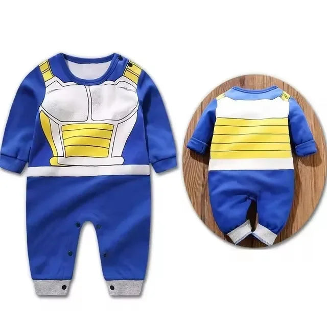 Infant Cotton Romper Baby Boy Girl Anime Clothes Halloween Cosplay Costume Kids Jumpsuit Toddler Overalls