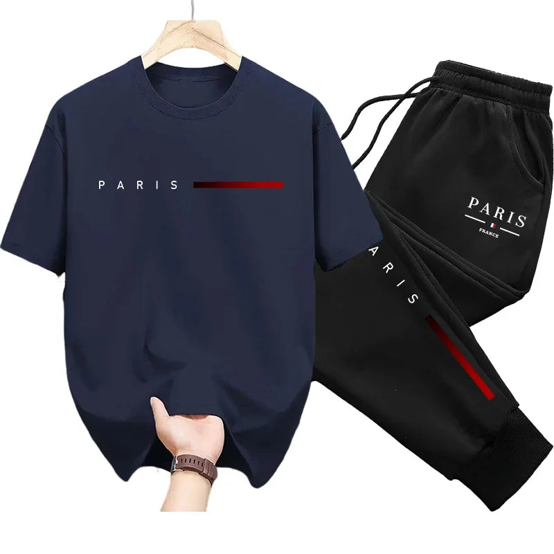 Ensemble 2 pièces Pantalon & T-shirt de survêtement PARIS Collection 2025
