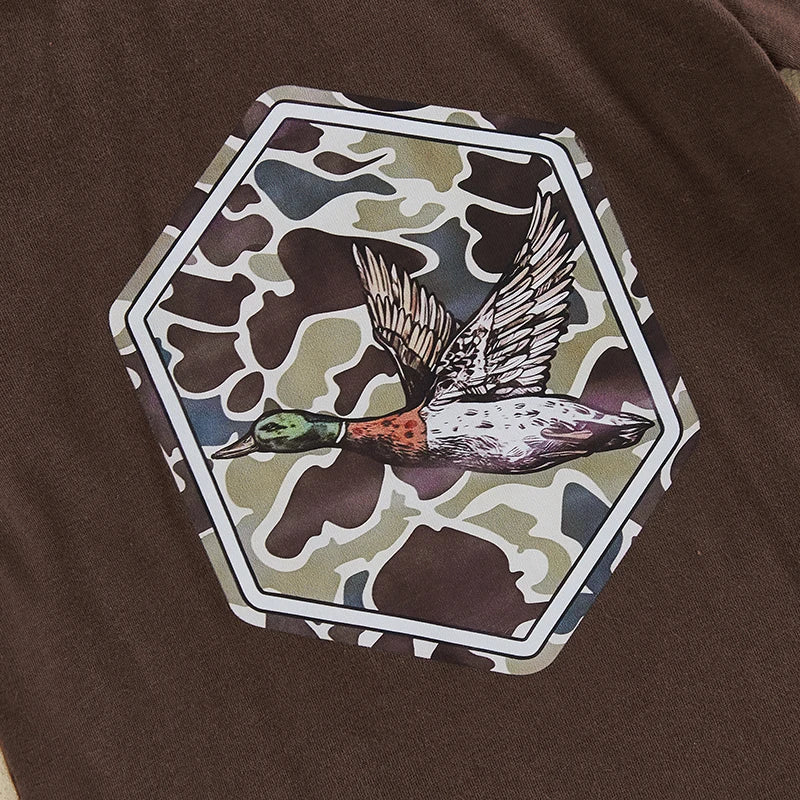 Toddler Baby Boy Summer Clothes Outfit Camouflage Pattern Crew Neck Short Sleeve T-Shirt with Casual Shorts 2 Pcs Set