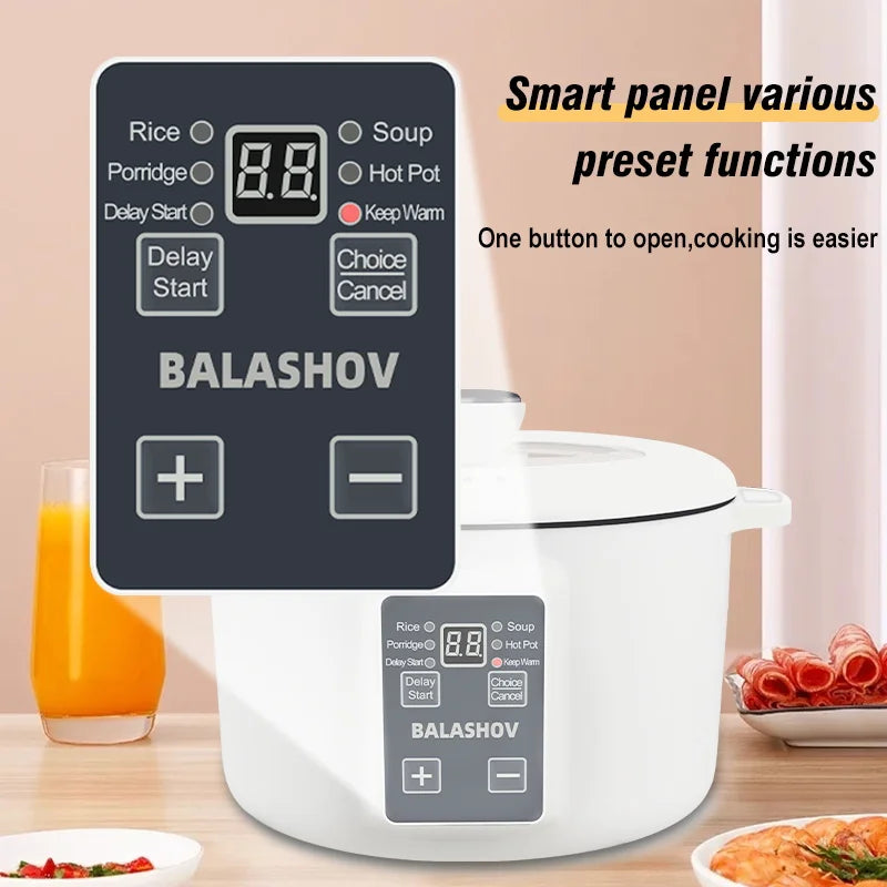 220V Multi Cookers Portable Electric Cooker Household Non-stick Pan Hot Pot Rice Cooker Cooking Appliances