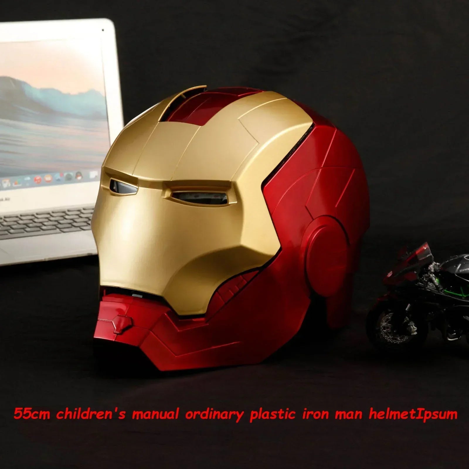 Marvel Iron Man Electric Helmet Model 1:1 Scale Multi-Piece Manual Opening Luminous Toy for Adults And Children Cosplay Gift