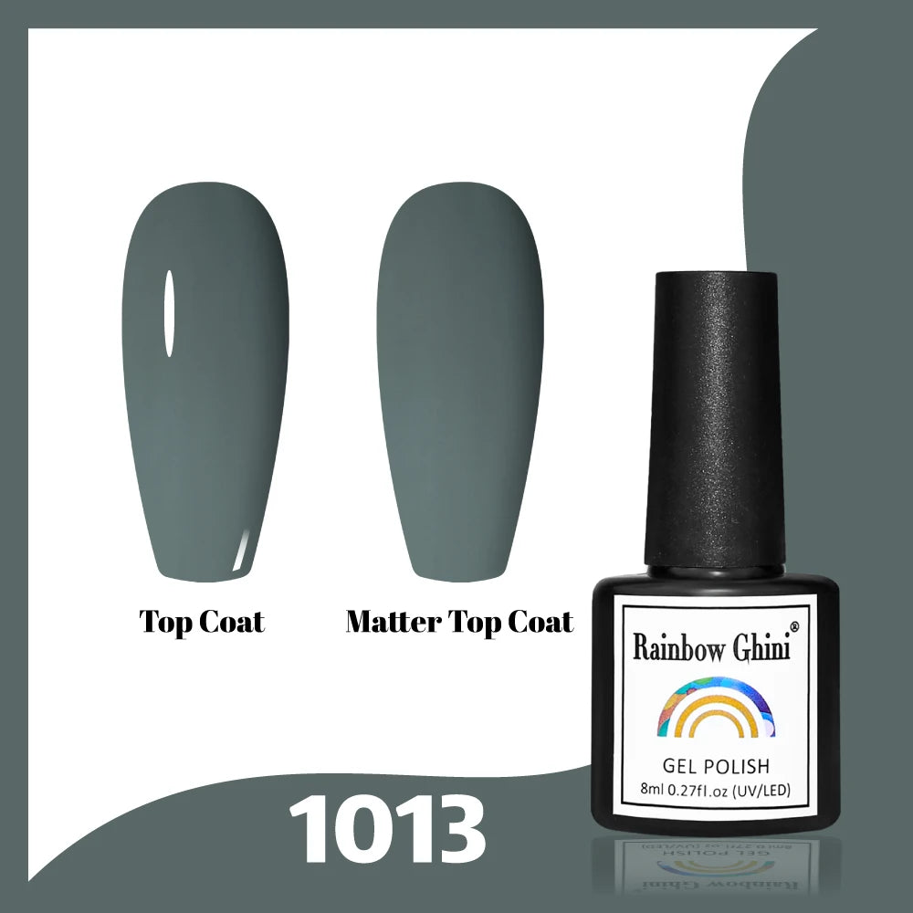 Gel Vernis à ongles semis permanents Paillettes 8Ml 150 couleurs