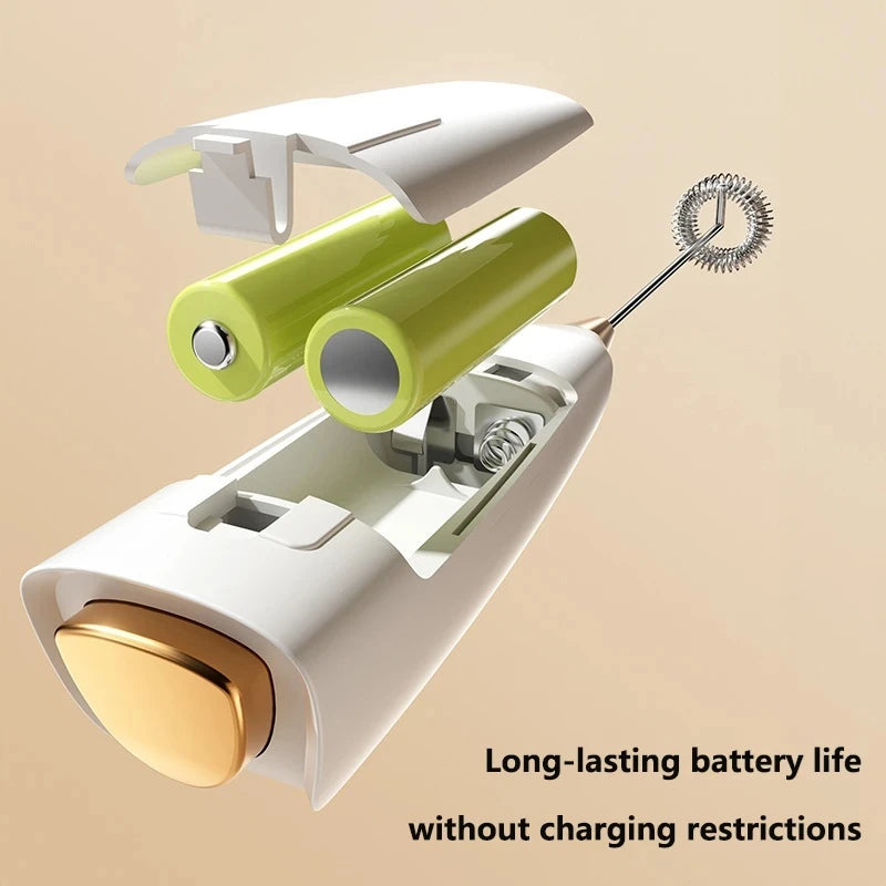Xiaomi Wireless Electric Milk Frother Handheld Coffee Foam Maker for Latte Cappuccino Rechargeable Food Safe Fast Cream Frothing