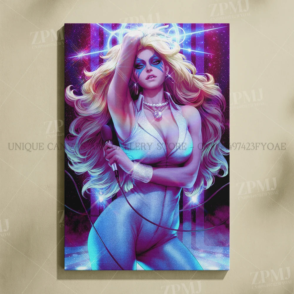 Marvel Comics Female Characters Canvas Pictures Home Decoration Paintings Poster HD Prints Wall Art The Avengers Room Frameless