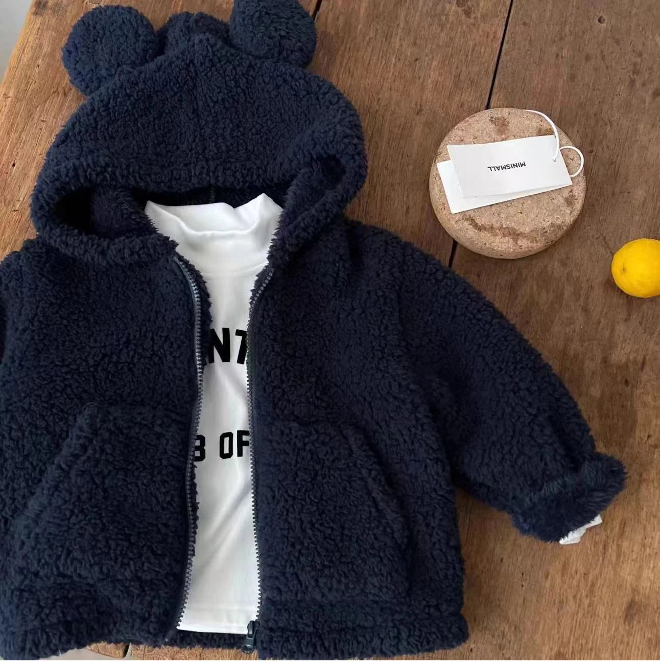 Ircomll New Children Outerwear Baby Long Sleeve Plus Velvet Thick Coat Infant Girl Casual Jacket Toddler Boy Warm Fleece Tops