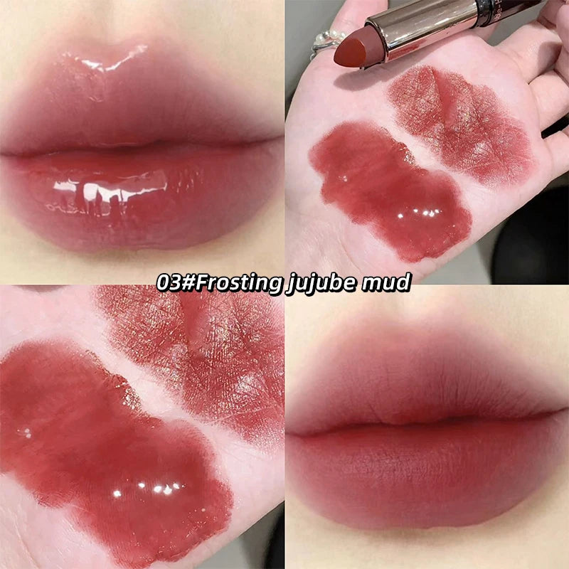 Gege Bear Double-ended Lipstick with Lip Oil for Moisturizing and Hydrating Layered Color-developing Long-lasting Lipstick
