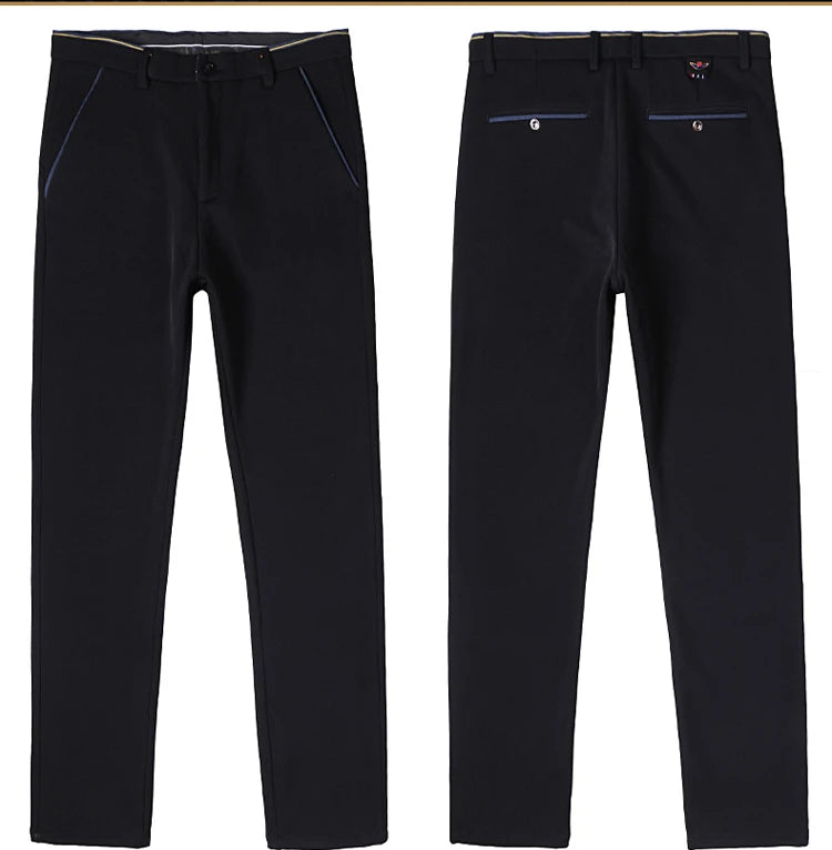 Pantalon chaud droit slim épaissi collection hiver 2025