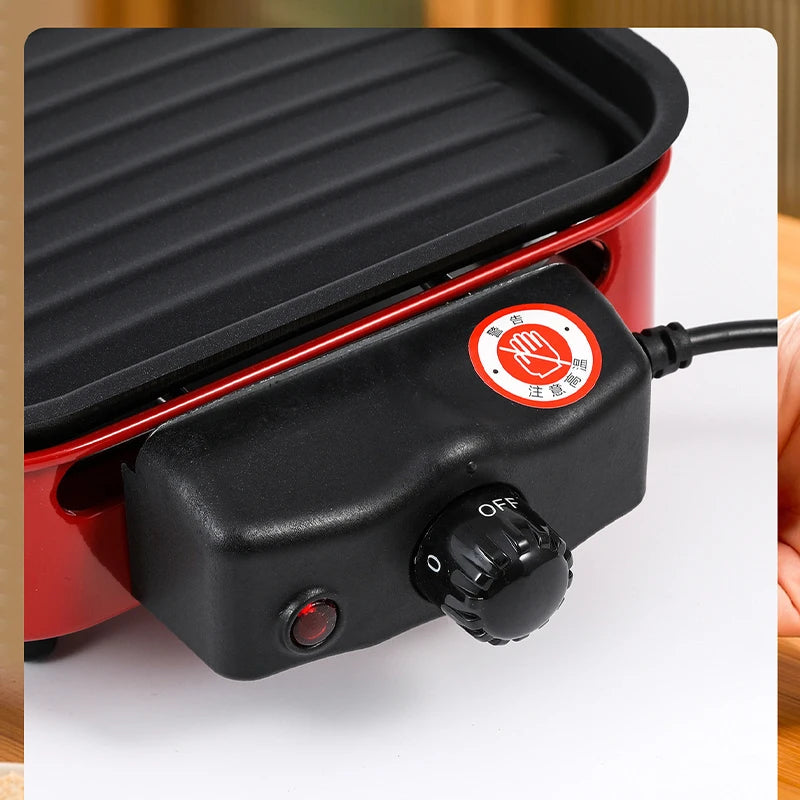 2025 NEW Zibo Barbecue Electric Barbecue Pan  Multi functional Barbecue Grill Rack Electric Barbecue skewers Fried Barbecue Pan