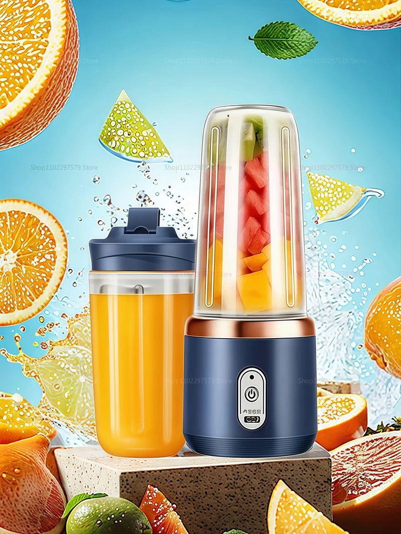 Household Multifunction Juice Blender Fresh Juice Smoothie Blender 6 Blades Portable Fruit Juicer Food Milkshake Juice Maker