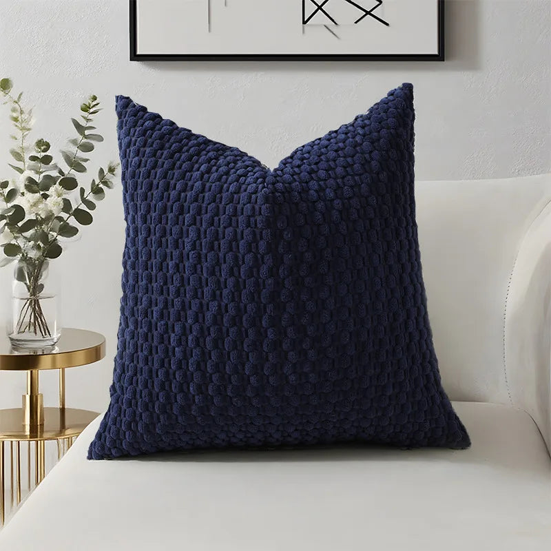 Decorative Sofa Pillow Cover Solid Soft Cushion Cover Home Pillowcase for Living Room Bedroom Sofa Decoration 45*45 50*50 40*40