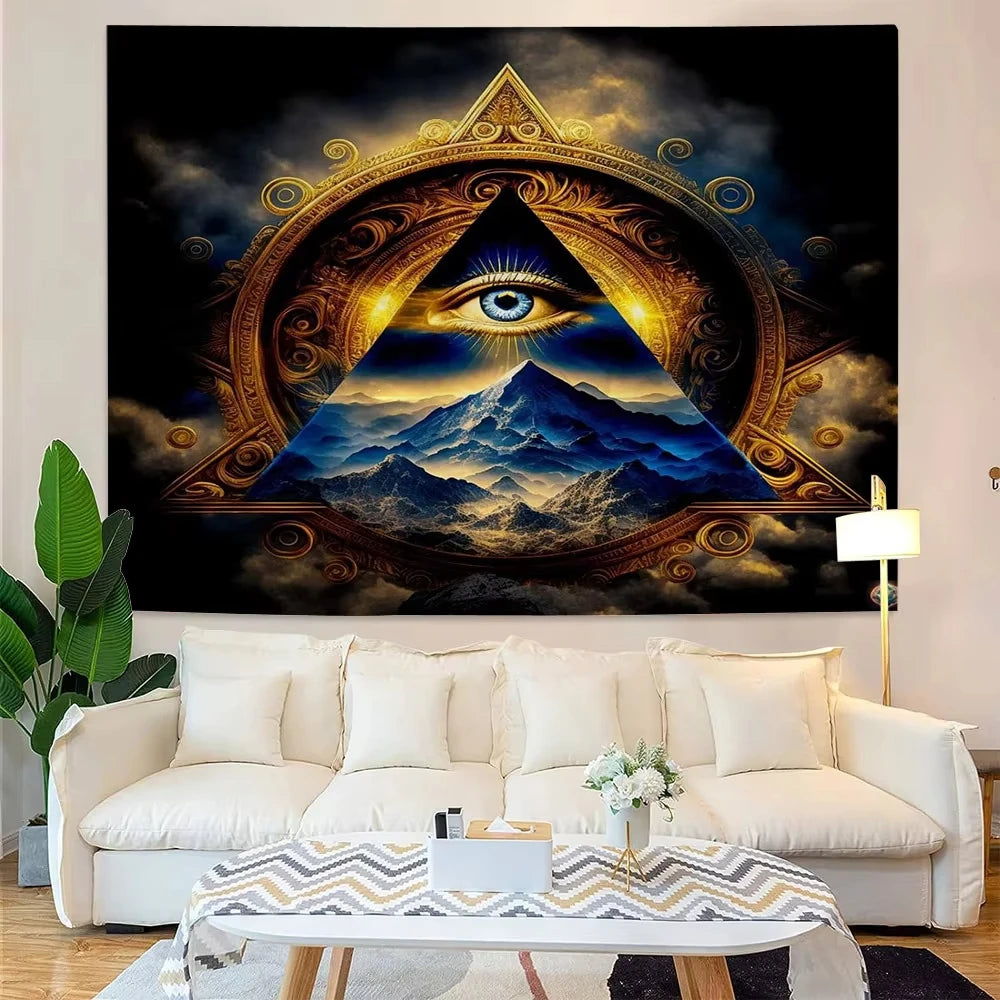 VIKAMA Ancient Egyptian Tapestry Holy Beetle Elephantine Scandinavian Style Living Room Room Decoration