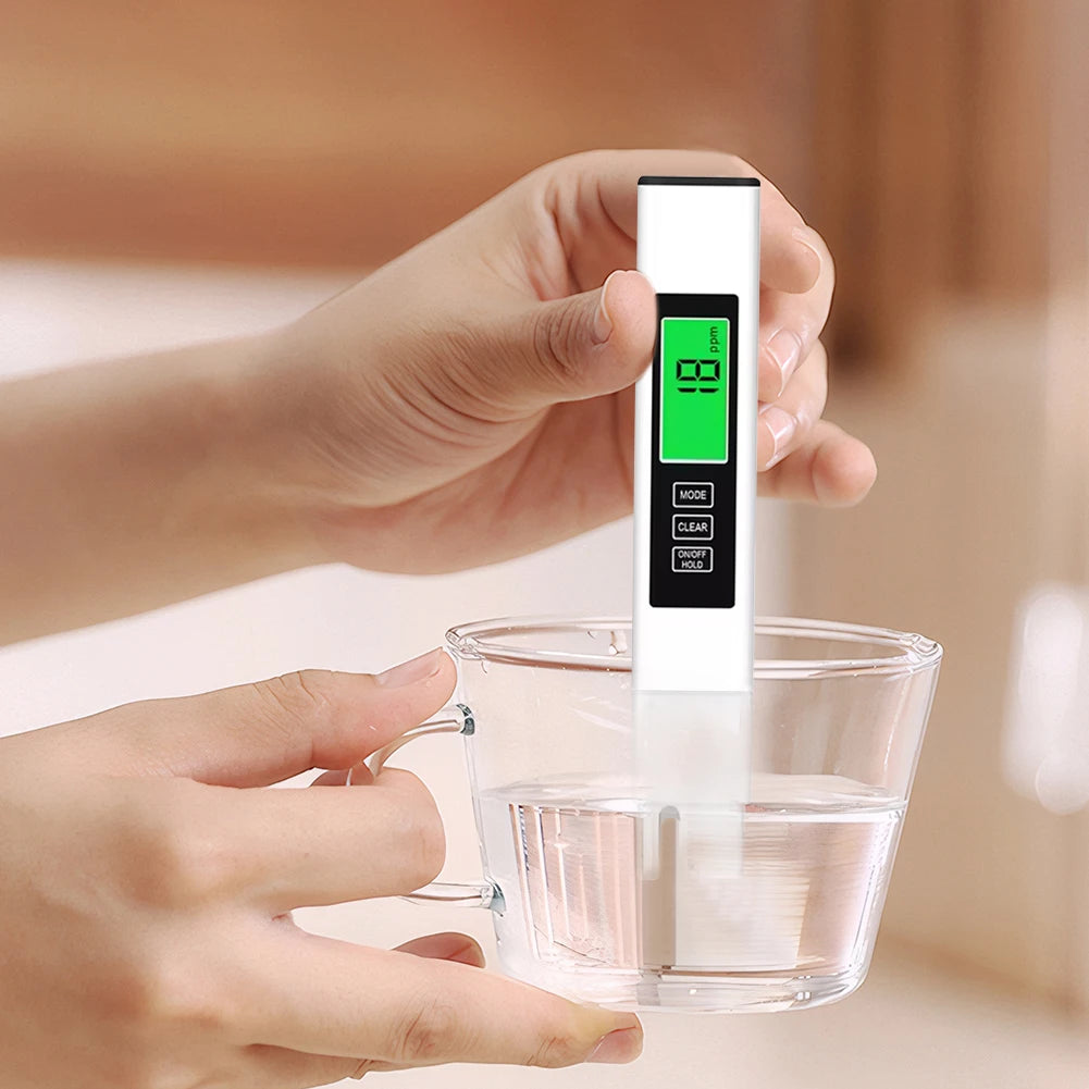 4 in 1 Digital Water Quality Tester TDS Meter EC Meter & Temperature Meter for Drinking Water Hydroponics Aquariums Pools