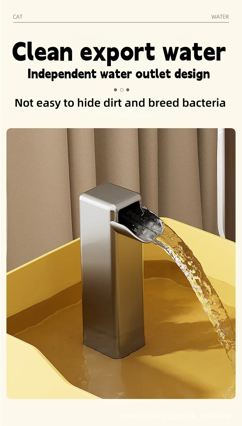 2025 New Cat Automatic Water Dispenser Drinking circulating filters flowing water intelligent pet automatic water dispenser