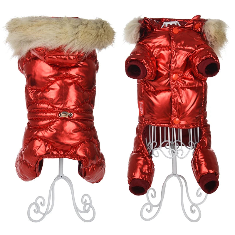 Dog Clothes for Small Medium Dogs Cat Thicken Fleece Warm Puppy Solid Jacket Coat Waterproof Yorkshire Pug Chihuahua Pet Outfits