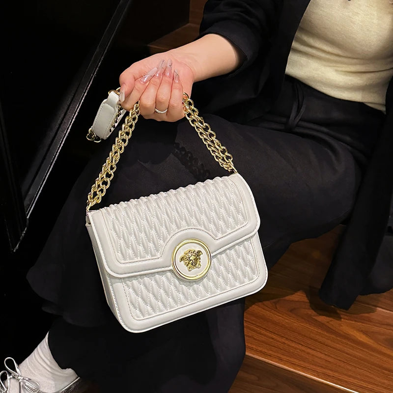 Leather Crossbody Bag Women's Shoulder Bag Messenger Bag Tote Bags Classic Elegant Luxury Brand