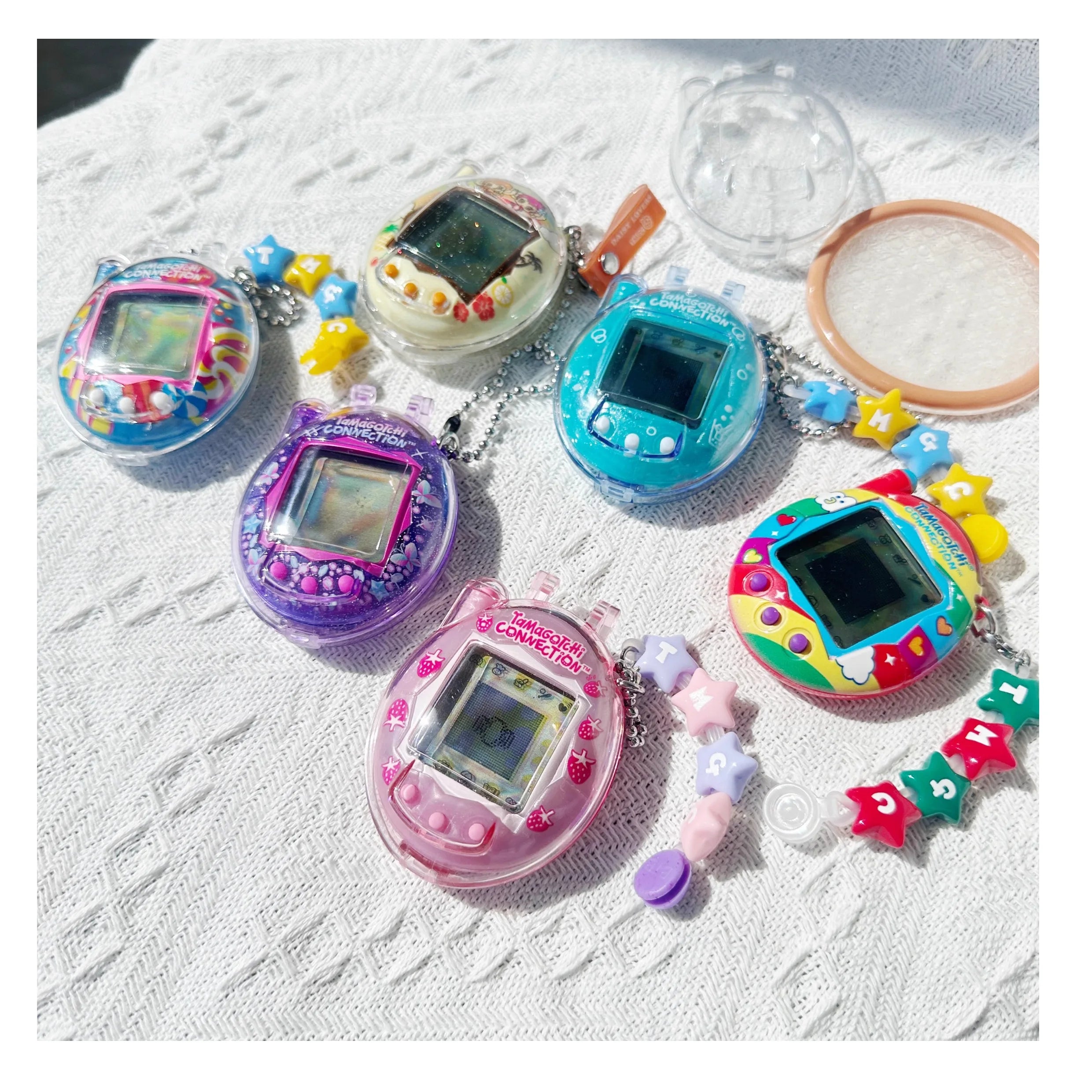Protective Case Only For Tamagotchi Connection V3 Transparent Hard Shell Storage Box Dustproof Decor Kid Toys Present