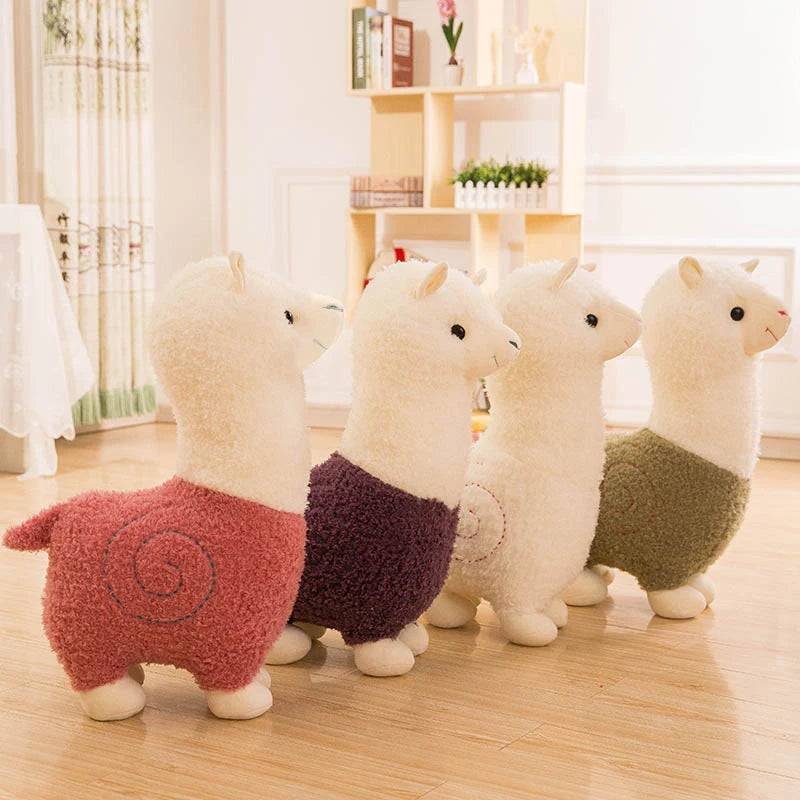 28CM Kawaii PlushAlpacasso Toys Fashion Animal Soft Stuffed Dolls Lovely Alpaca Pillows Birthday Xmas Gift for Child Girls