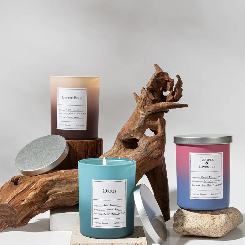 Soybean Aromatherapy Candle Christmas Décoration Aroma Romanticism Valentine's family   Gift For Home Natural  Without Smoke