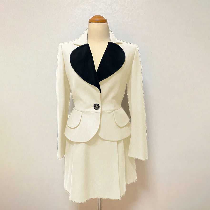 Costume 2 pièces personnalisé slim sweet