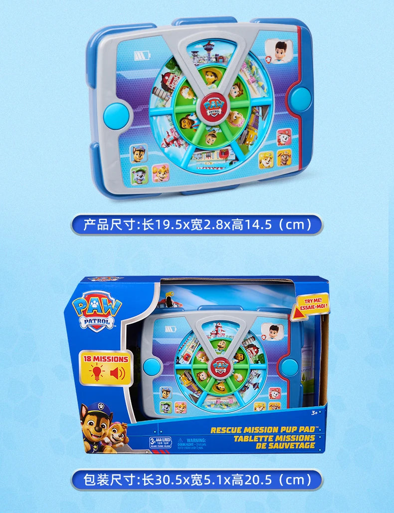 Original PAW Patrol Rescue Mission Pup Pad Interactive Toy with Lights Sounds & Music Pretend Play Kids Toys for Boys & Girls