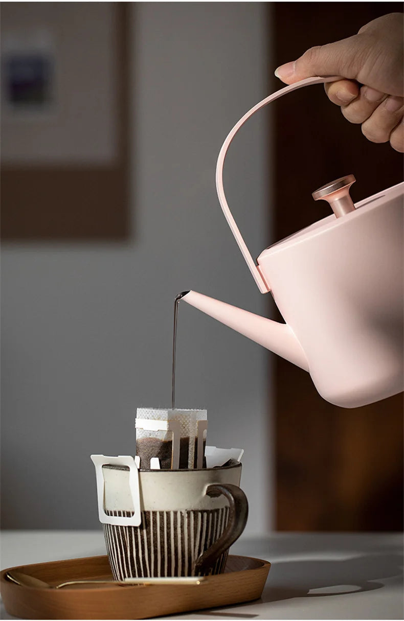 XiaoTi Electric Kettle Beautiful Retro Style 304 Stainless Steel Electric Tea Kettle For Home Office Hotel Fast Boiling 600ml