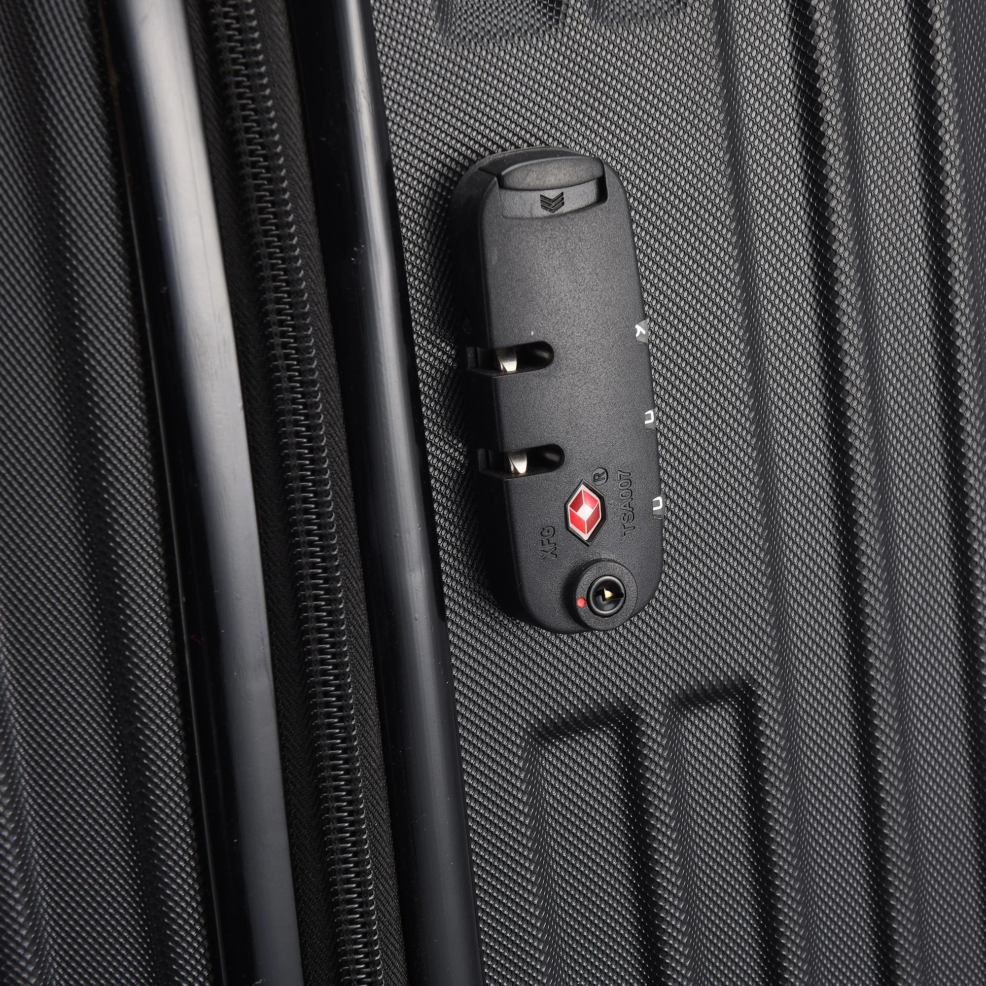 Luggage Set of 3 with Lock, 4 Rolling Spinner Wheels, ABS Lightweight Trolley Travel Suitcase for Hand Luggage Business Trip