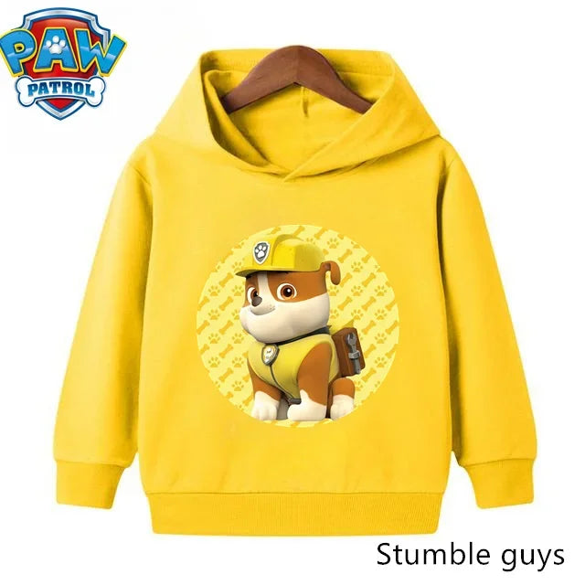 Paw Patrols Hoodie Kids Sweatshirt Cute Anime Hoodie Cashmere Boys Clothes Girls Tops Pokemoned Clothes