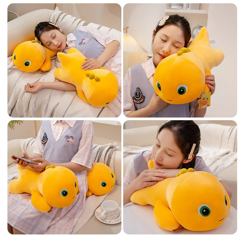 Kawaii Nailong Plush Toys Smile Dinosaur Silly Cute Stuffed Anime Cartoon Pillow Room Decor For Kids Birthday Gift