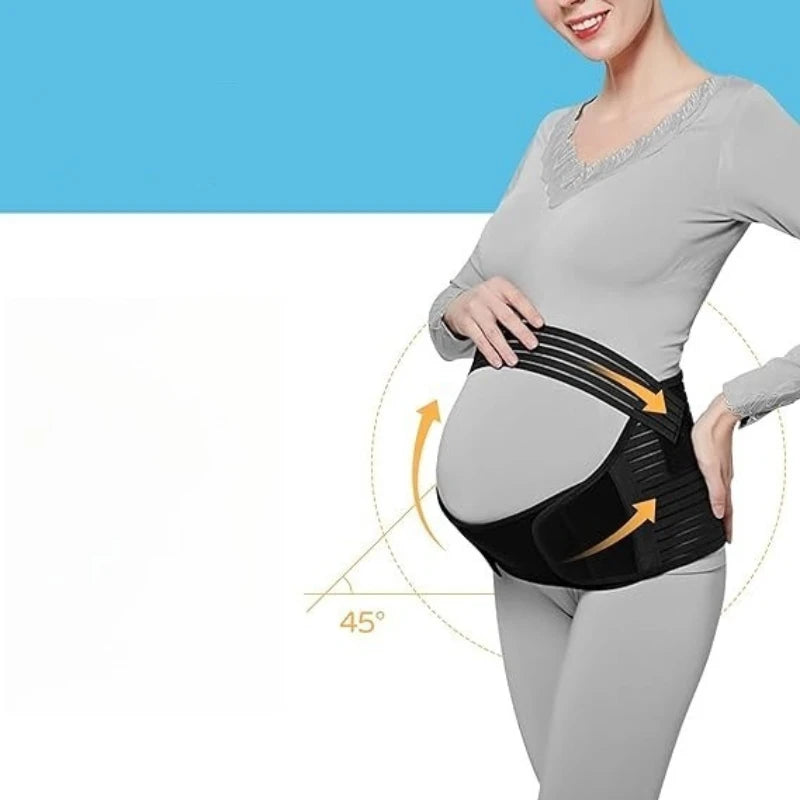 M/L/XLPregnant Women Support Belly Band Back Clothes Belt Adjustable Waist Care Maternity Abdomen Brace Protector Pregnant Women