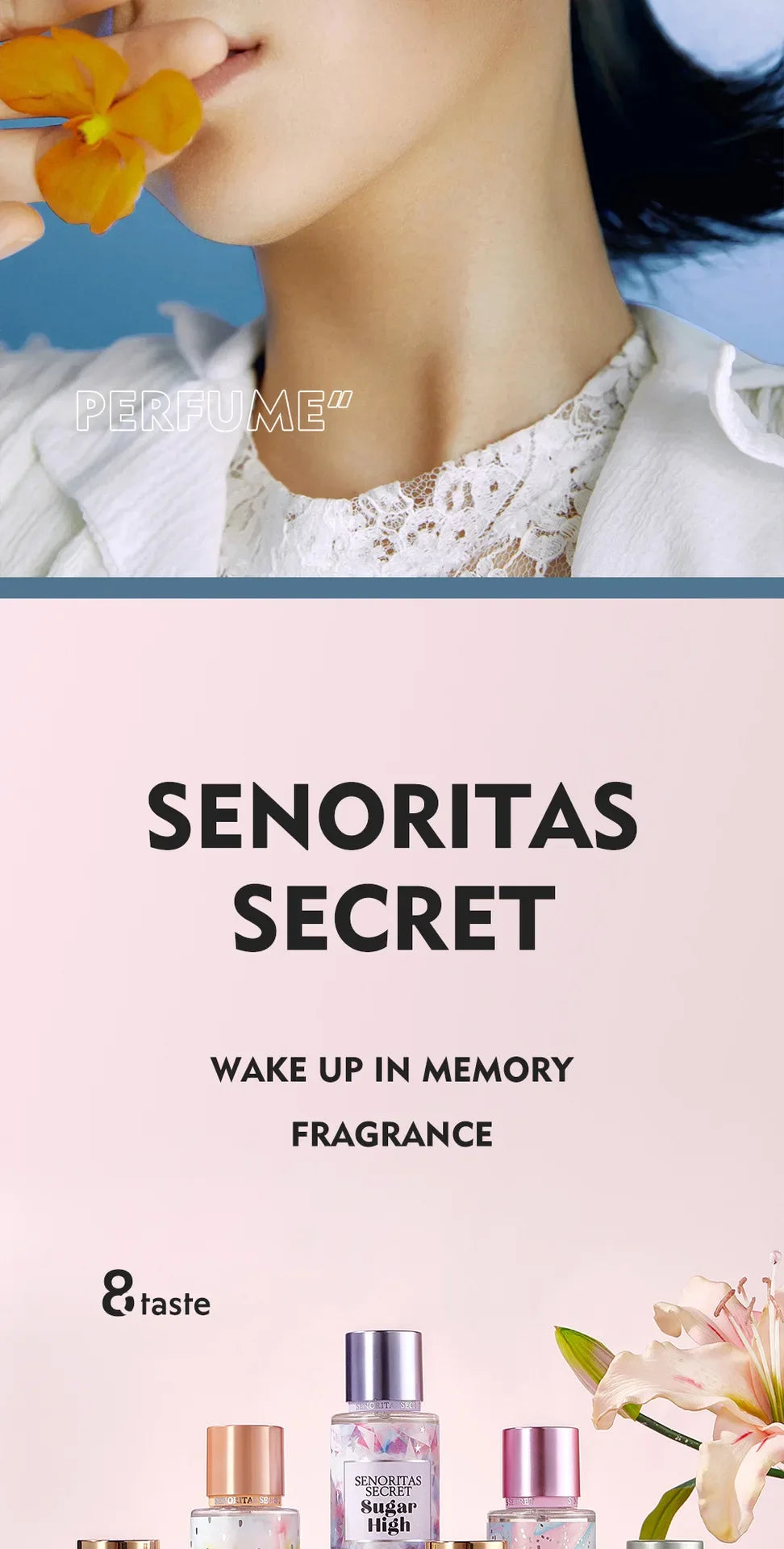 Parfum de fruits à fleurs thaïlandaises Parfum à la vanille pour femmes Parfum de rendez-vous longue durée Good Girl Parfume Body Spray Floral Mist 250ml