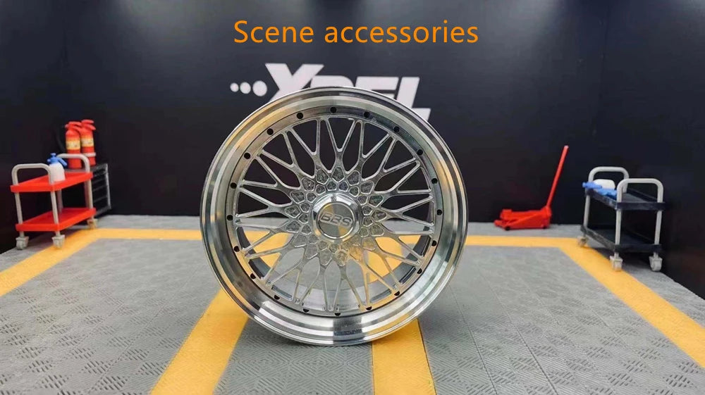 1/5 Car Model Metal Forged Assemble Refitting Wheel Hub  Creative Desktop Display  Personalized  Modification Toys Gift