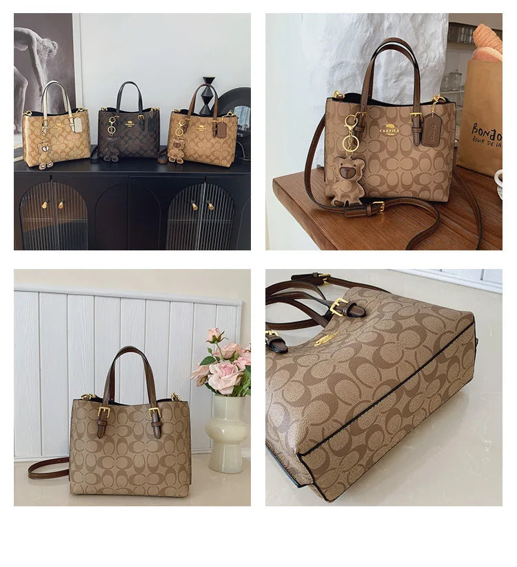 Designer New Luxury Fashion Handbag Women Casual Large Capacity Tote Bag Trendy Print Shoulder Crossbody Purse