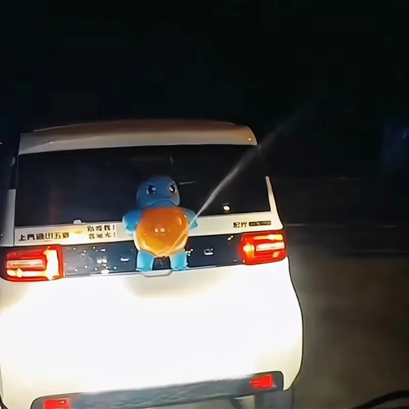 New Popular Toys Anime Will Spray Water Jenny Car Accessories Spray Water Big Size Proud And Cute Model Toys Car Squirtle Orname