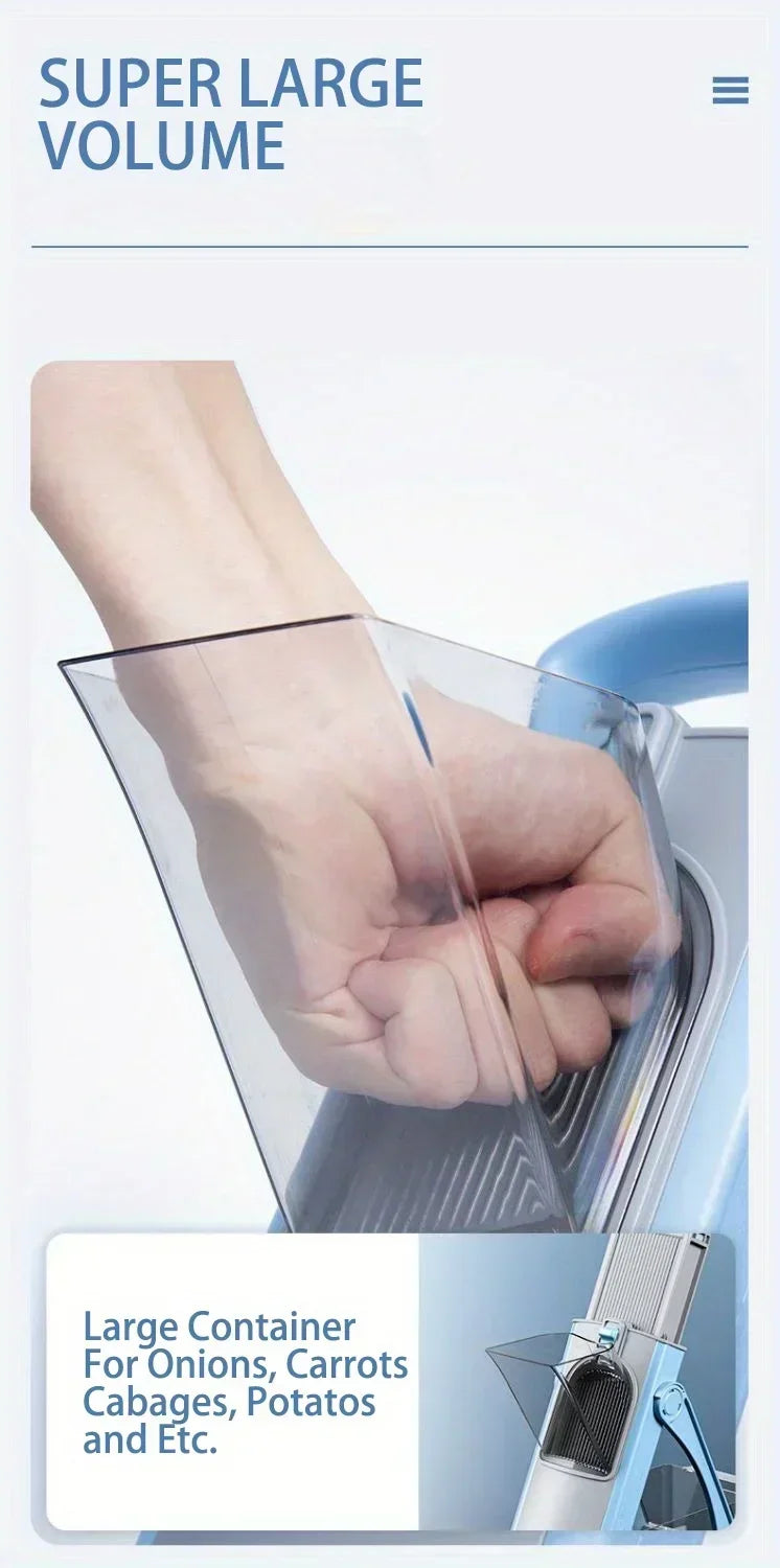 1 Multifunctional Vegetable and Fruit Slicer and Grater Set - Efficiently Chop, Grate and Slice Potatoes and More Kitchen Tools