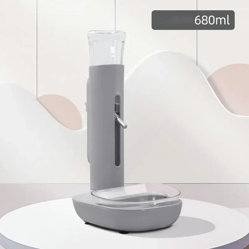 وعاء شرب أوتوماتيكي للحيوانات الأليفة، وعاء طعام للكلاب، زجاجات مياه، وحدة تغذية عالمية للقطط والجراء، موزع قابل للرفع، حامل طعام للحيوانات الصغيرة