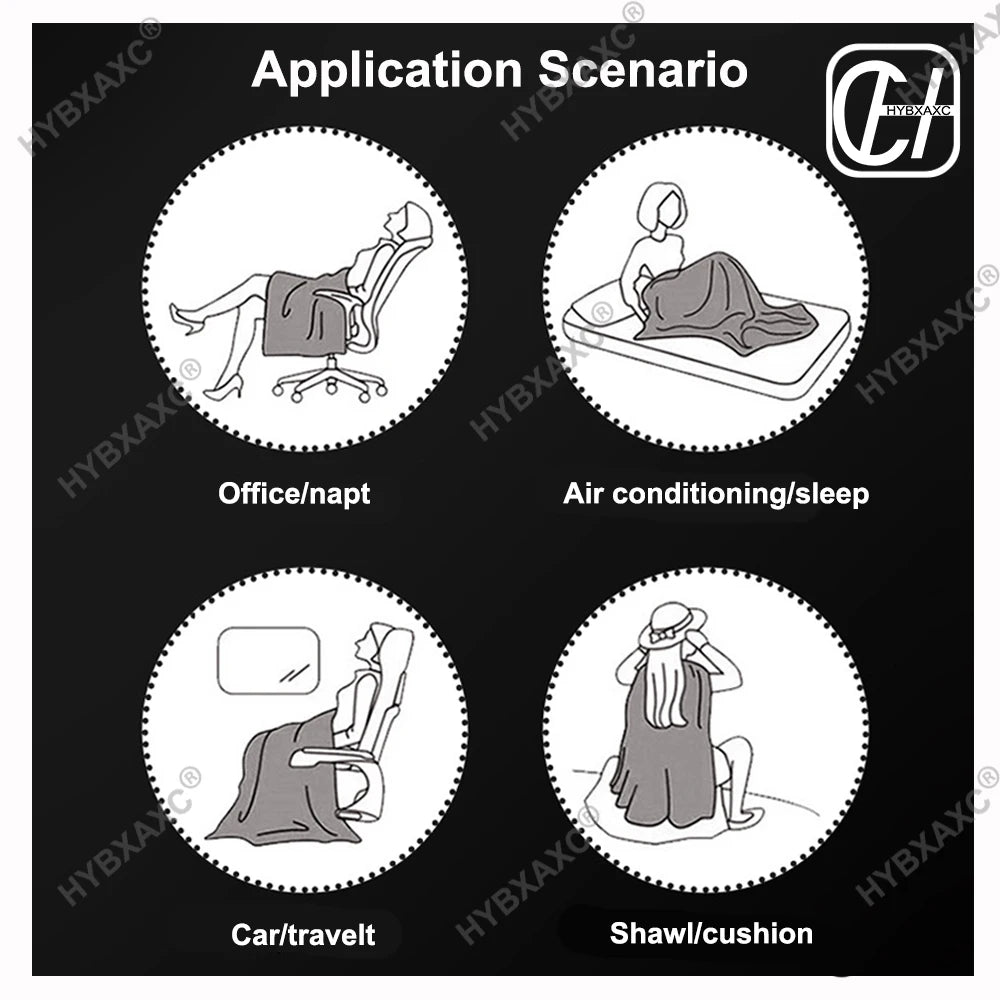 Plush Dolls P-POCOYO  Throw  Blanket Aesthetic Art Flannel Blanket Portable Home Travel Camping Sofa Picnic Thickening Flannel B