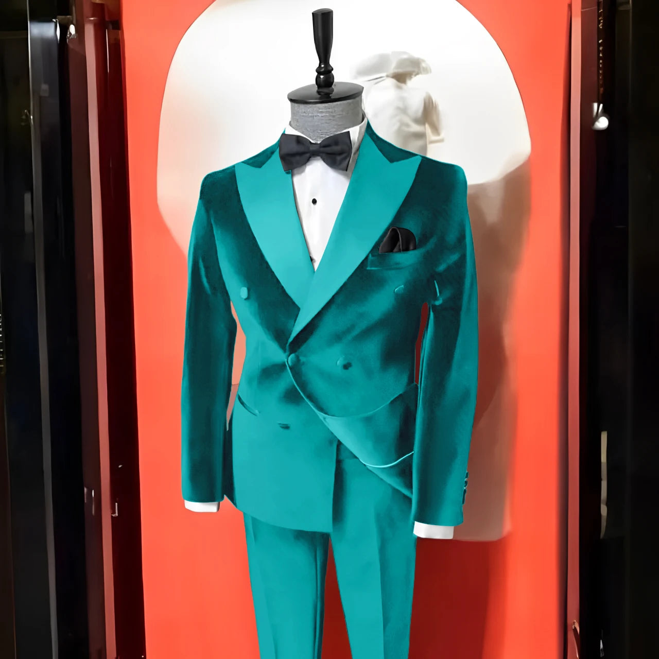 Costume en velours noir 2 pièces