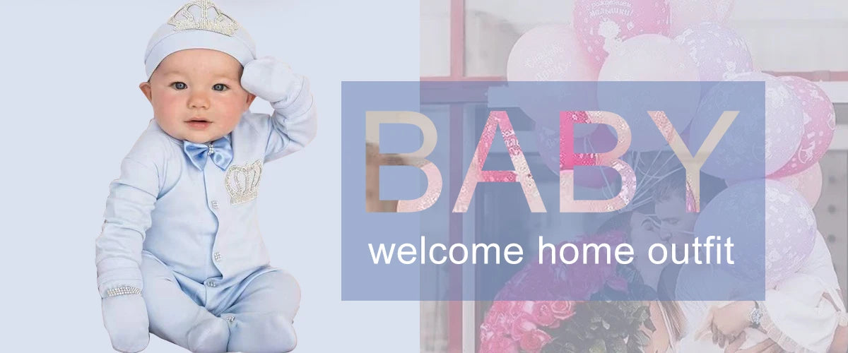 Customized Baby Name Newborn Pink Crown Jewels Gift Set 3pcs Outfits Pajamas Receiving Blanket Welcome Home Ceremonial dress