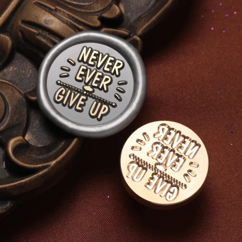 English Blessings Seal Head Wax Stamp Envelope Sealin Greeting Card Gifts Wedding Invitation,Thank You/Good Luck/Best Wishes