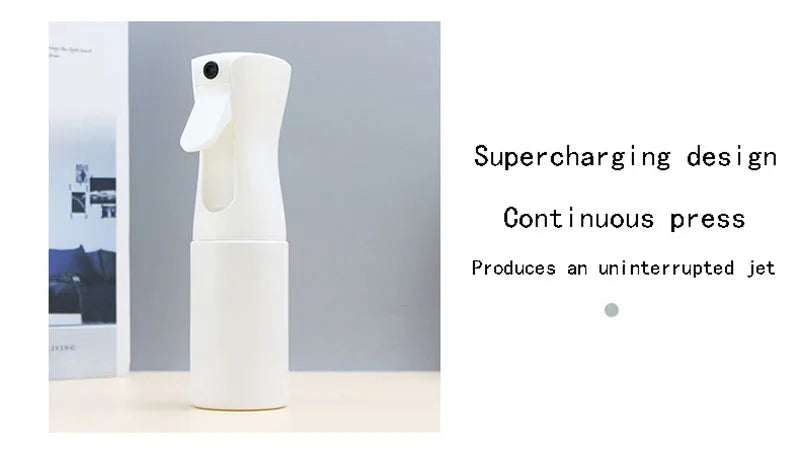 High Pressure Continuous Spray Bottle Hairdressing Hydrating Spray Bottle Press Mist Spray Bottle to Water Flowers