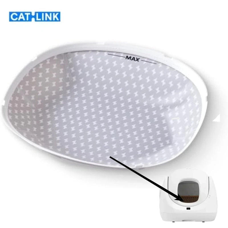 وسادة فضلات القطط البديلة من CATLINK لصندوق فضلات القطط الأوتوماتيكي SE/SE LITE، مقاومة للماء والتسرب، حصيرة فضلات بديلة لا تلتصق أبدًا