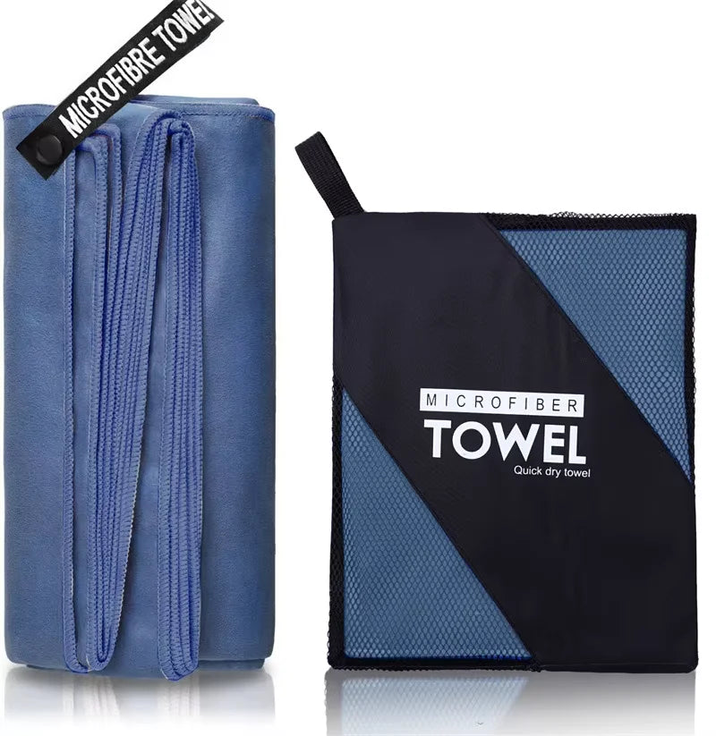 Quick-Drying Bath Towel Microfiber Bathroom Towel With Portable Bag Highly Absorbent & Fast Drying for the Body After Bathing