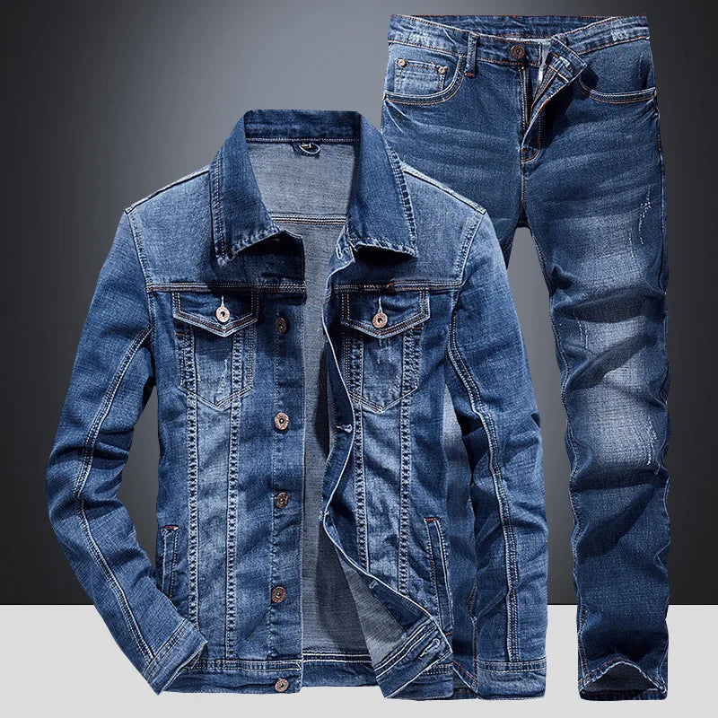 Ensemble en jeans Denim Micro-stretch Printemps/Automne