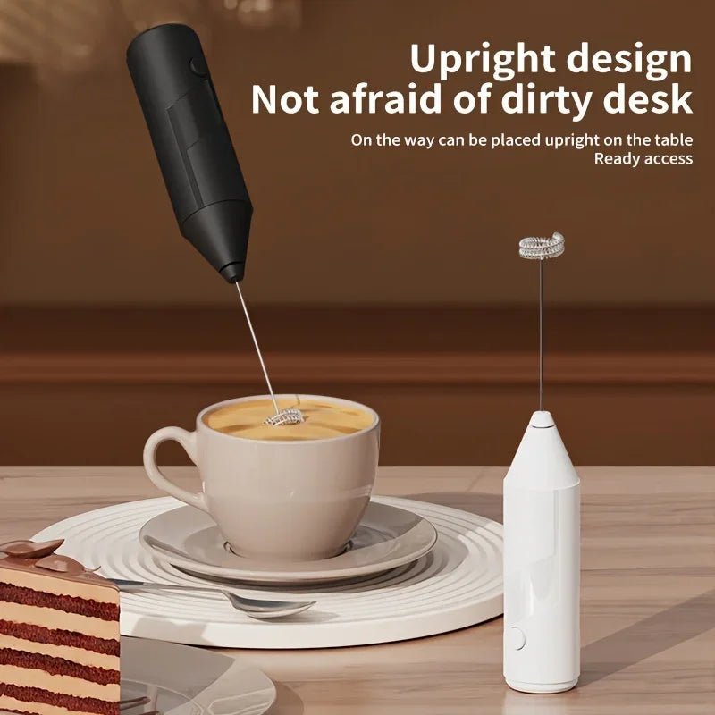 Handheld Wireless Electric Blender Milk Foamer Coffee Whisk Mixer Egg Beater Mini Frother Handle Stirrer Cappuccino Maker Tools