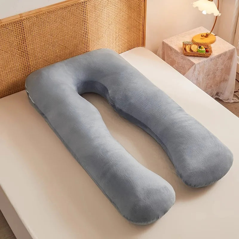 Pregnancy Pillow Back Support Pillow for Pregnant Women Multi-functional U-shape Pillow Full Body Pillow Bedding Long Pillow