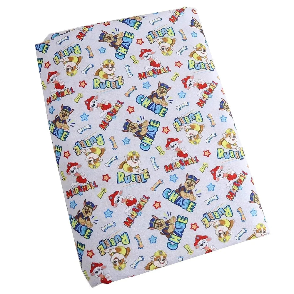 Paw Patrol Polyester Cotton Fabric Sewing Material For Clothes Dress Decor DIY Patchwork Quilting Material
