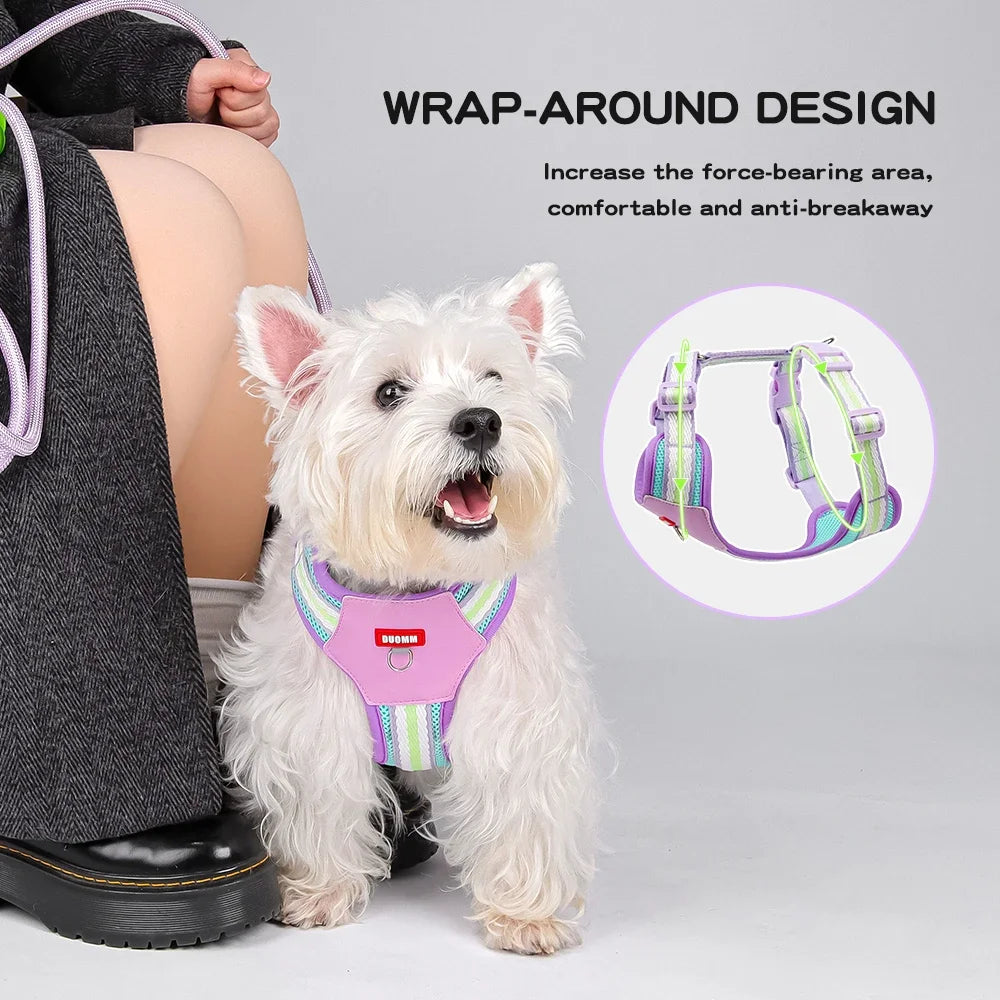 Newest Puppy Dog Walking Harnesses No Pull Pet Harness for Small Medium Dogs Pomeranian Poodle Pug mascotas Accessories Supplies