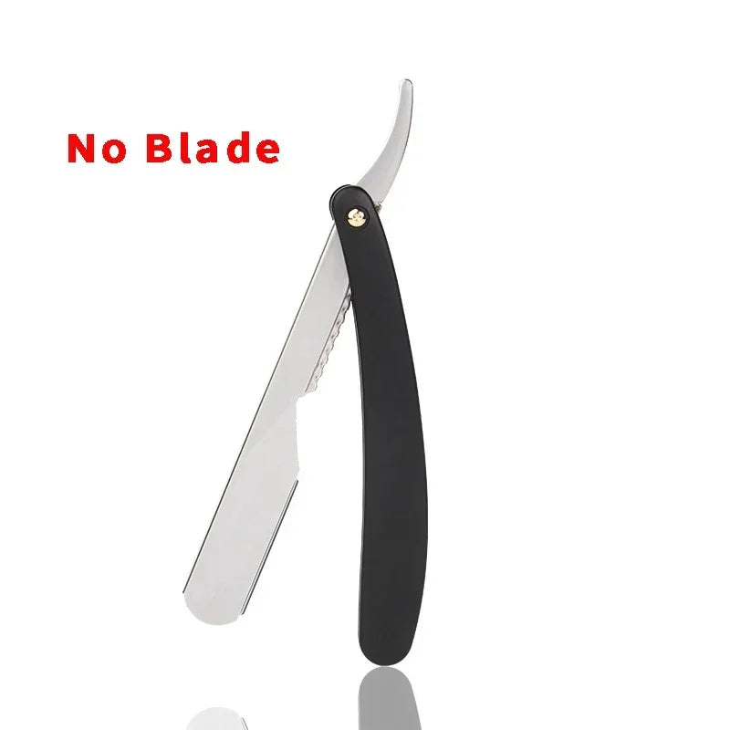 Rasoir de barbier coupe de cheveux barbe sourcils rasage outils dépilation manuelle rasoirs à bords droits