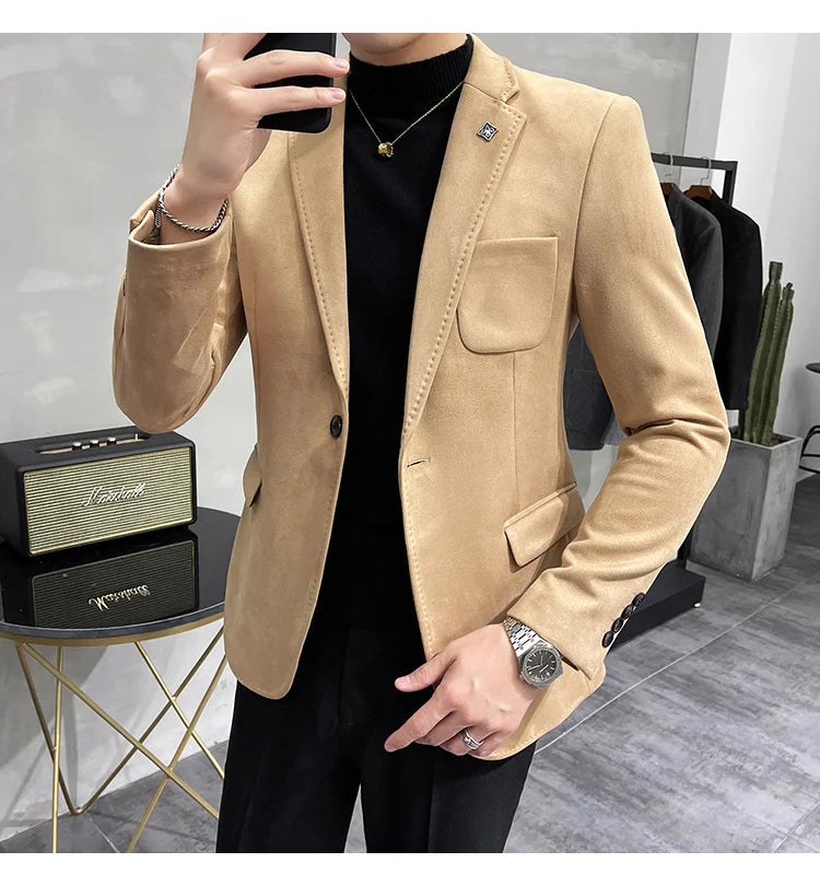 Veste blazer Cuir de daim